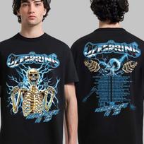 The Offspring Spark Plug Skeleton Tour 2025 Šiaurės Amerika Marškinėliai Unisex Marškinėliai XL