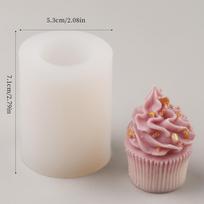 Cream Cake Shape Mold DIY Handmade Soap Aromatherapy Candle Mini Mold