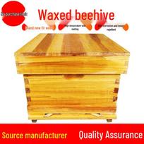 Beehive Kit: Complete Beekeeping Tools & Fir Wood Ten-Frame Hive Box
