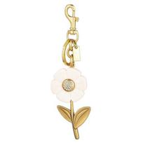 Keychain Pendant Sparkling Rhinestones Inlaid Flower Shape Key Chain with Lobster Clasp Hanging Design Keyring Backpack Accessory balta
