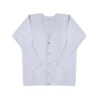 Issey Miyake Men Plisse V Neck Cardigan Hp67jl541 11 HP67JL541-11 (02)