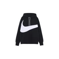 Men's Nike Sportswear Swoosh Tech Fleece Contrasting Colors Large Logo Printing Sports Black DD8223-010 L
