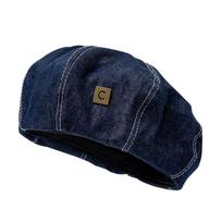 Fashion Denim Women Beret Hat Adjustable Retro Painter Hats Korean British Jeans Berets Spring Summer Autumn tamsiai mėlyna spalva