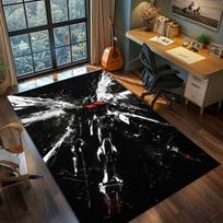 Gundam Anime Mecha Robot Rug Carpet Large Area Rug Non Slip Washable Floor Mat Gamer Room Bedroom Home Decor 60x90cm