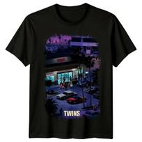 Dvyniai (1988 m) Filmo plakato įkvėpti marškinėliai Retro 80-ųjų T-shirt S