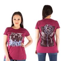 Slipknot Ladies T-Shirt: Goat Logo Demon (Back Print) (Small) M