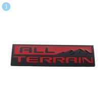3D ALL TERRAIN Emblem Car Fender trunk Rear Decal Badge Sticker Styling  Accessories 1