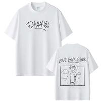 Rapper RELS B Love Love Flakk Album 2026 Tour Print T-shirt Men Women Fashion Hip Hop T-shirts Cotton Loose Oversized T Shirts 4XL