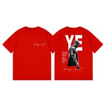 Kanye West Turas 2026 T-shirt Streetwear Aukštos Kokybės Mada Trumpomis Rankovėmis T-shirt Unisex Moterims Vasaros Atsitiktinis Laisvas Medvilninis T-shirt 4XL