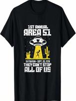 Storm Area 51 5k Fun Run Outfit For A Alien Ufo Lover T-Shirt S įvairiaspalvis