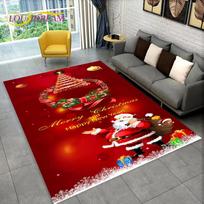 Santa Claus Christmas Tree Elk Area Rug,Carpet Rug for Living Room Bedroom Sofa Doormat Christmas decoration,Non-slip Floor Mat 40x60cm(15x23in)