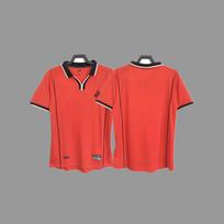 Retro jersey, football jersey, classic nostalgic replica Thai jersey, game training jersey, short-sleeved sportswear. S