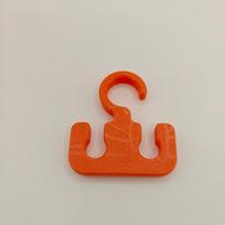 Camping Hook - Suitable for Tents, Water Bottles, Backpacks, Lights, and Other Portable Camping Gear - Features a Durable Design oranžinė