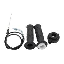 22mm Enduro Motorcycle Throttle Grip Throttle Cable Throttle Seat Set for GY6 50cc 60cc 125cc150cc ATVUTV Quad DirtBike Modified juoda