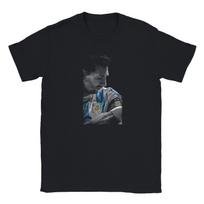 MESSI Unisex marškinėliai - Švelnios medvilnės marškinėliai su grafika | Puiki dovana futbolo gerbėjui | Cus 3XL gray