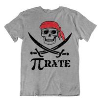 Pirate Comic Pi Math T-Shirt Wordplay Mathematics Tee Cool Geek Shirt S