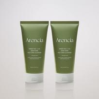 Arencia Green Tea + LHA Deep Pore Fresh Mochi Soap Cleanser 150ml Duo Pack 2EA