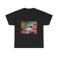 Vibrant Art Tee | Unisex Cotton T-Shirt | Colorful Vampirella Graphic Shirt Graphic Tee S