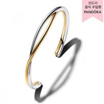 Pandora Open Bangle Two Tone 564656c00 1