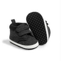 High-Top Velcro Soft Sole Baby Boy Shoes (0-1 Year) - Spring/Autumn Casual 11cm (0-6 Months) / 45.8g juoda