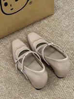 Compact 9CM Invisible Inner Nude Mary Jane High Heels - Comfortable Spring 2026 Style for Women 37 kūno spalva