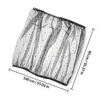 Bird Cage Cover Polyester Mesh Universal Moon Decorative Design Adjustable Elastic Band Stretchy Skirt for Parrot Finch juoda