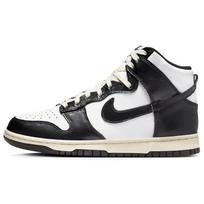 Nike  Dunk High Vintage Black Women Sneakers White DQ8581-100 35.5