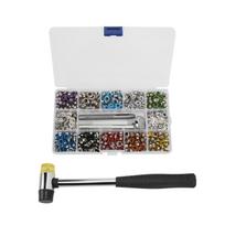 500 Sets Snaps DIY Production Wear Resistant Robust Structure 5mm Snap Buttons for Jumpsuits Blouse Skirt