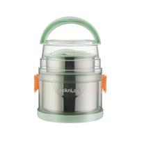 LOCK&LOCK Playful 1.2L Double-Layer Stainless Steel Lunch Box