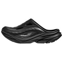 HOKA ONE ONE ORA Recovery Mule Odor Resistant Slip Resistant Closed Toe Slippers Unisex Black 1147951-/ 38.5