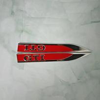 For VW Volkswagen Jetta MK5 Golf Volkswagen Golf 5/6/7 MK5 MK6 MK7 GTD GLI 3D Metall-Kotflügel Logo Aufkleber Personalisierte Ka tamsiai pilka spalva
