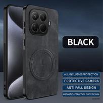 For Xiaomi Mi 15T Pro Case for Xiaomi 15T Cover Luxury PU-Leather Hard Plastic Shockproof Phone Funda Protection Capa for Xiaomi 15T Pro juoda