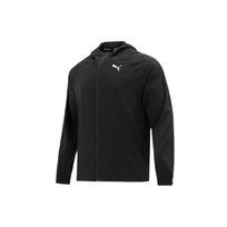 PUMA Logo Printing hooded Solid Color Jacket Black Men's 521532-01 M