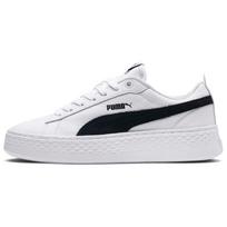 (WMNS) PUMA Smash Platform L 'White Black' Women's 366487-12 EU 35.5