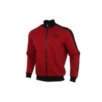 PUMA Pinstripe Jacket 'Red' Men's 530177-50 XS