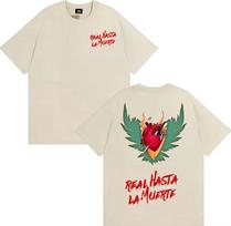 Anuel AA Rhlm 2 Real Hasta La Muerte Graphic T Shirt Men Women Harajuku High Street Style T-shirts Oversized Pure Cotton Tees 4XL