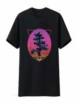 unisex Bonsai Tree Art Japanese Retro Vaporwave Vintage 80s 90s T Shirt White XL Vintage Washed Designer Clothes Stylish Slightly S įvairiaspalvis