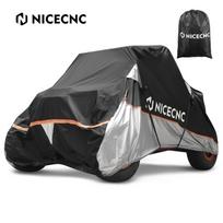 NICECNC Waterproof UTV Cover For 2 Seater Can-Am X3 Kawasaki Honda Oxford Two Tone Fabric with PU Coating Fits 133 x75 x62 juoda
