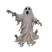 Halloween Ghost Figurine Spooky Resin Statue for Scream Face Ghost Indoor Shelf Tabletop B