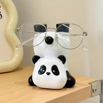 Inverted Panda Shaped Glasses Storage Rack, Cute Desk Sunglasses Holder, Home Ornament for Bedroom Decoration & Gifting