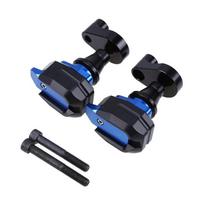CNC Aluminum Alloy Motorcycle Frame Sliders Anti Crash Falling Protector ATV For Suzuki GSXR1000 05 06 Cafe Racer mėlyna