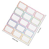 23 Sheets Name Tag Stickers Blank Self-Adhesive Colorful Labels for Classroom Office Home Organizing Classifying Labels