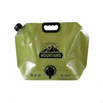 Folding Water Bag Large Capacity Camping Food Grade for Music Festival Army Green