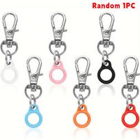 1/6/10PCS Silicone Lobster Clasp Pen Holder Anti Lost Key Ring Multi-Color Pen Clip With Lobster Clasp Nurse Badge Accessories