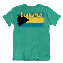 The Bahamas flag Tshirt T-shirt Tee top city map Archipelago sun and sea TRICOT 2XL