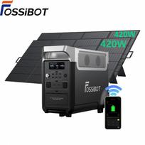 FOSSiBOT F3600 elektrinis generatorius su dviem SP420, tinkamas šeimai/stovyklavimui/kemperiui