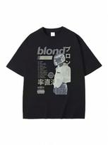 Best Famous Rapper Frank T-Shirt Male Blond Hip Hop Tshirt Ocean Oversized T Shirt unisex Wounisex Fashion Rap Vintage Tees Streetwear_1ww S įvairiaspalvis