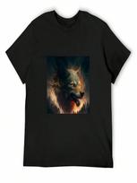 Celtic Nordic Monsters Wolf T-Shirt S įvairiaspalvis