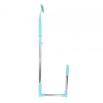 Window Squeegee Cleaner Tool with Telescopic Pole 2 in 1 Window Cleaning Tool for Bathroom Mirrors Tiles Floor Indoor Outdoor