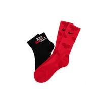 Nike Everyday Essentials Crew and Ankle Socks 'Red Black' Unisex DR9725-900 S